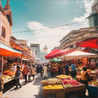 A-lively-outdoor-market-with-food-stalls.