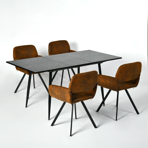 CALIFORNIA-KD-SUEDE-BROWN-SWIVELWHALEN-DARK-WOOD-STRETCH-TABLE-BG-A.jpeg