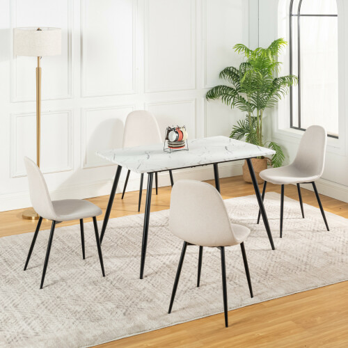 WHALEN WHITE MARBLE TABLE 120 KD (12)